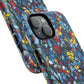Colorful Floral Phone Case, Tough Magnetic Phone Cover, Durable Tech Accessory, Unique Gift for Her, Vibrant Smartphone Case