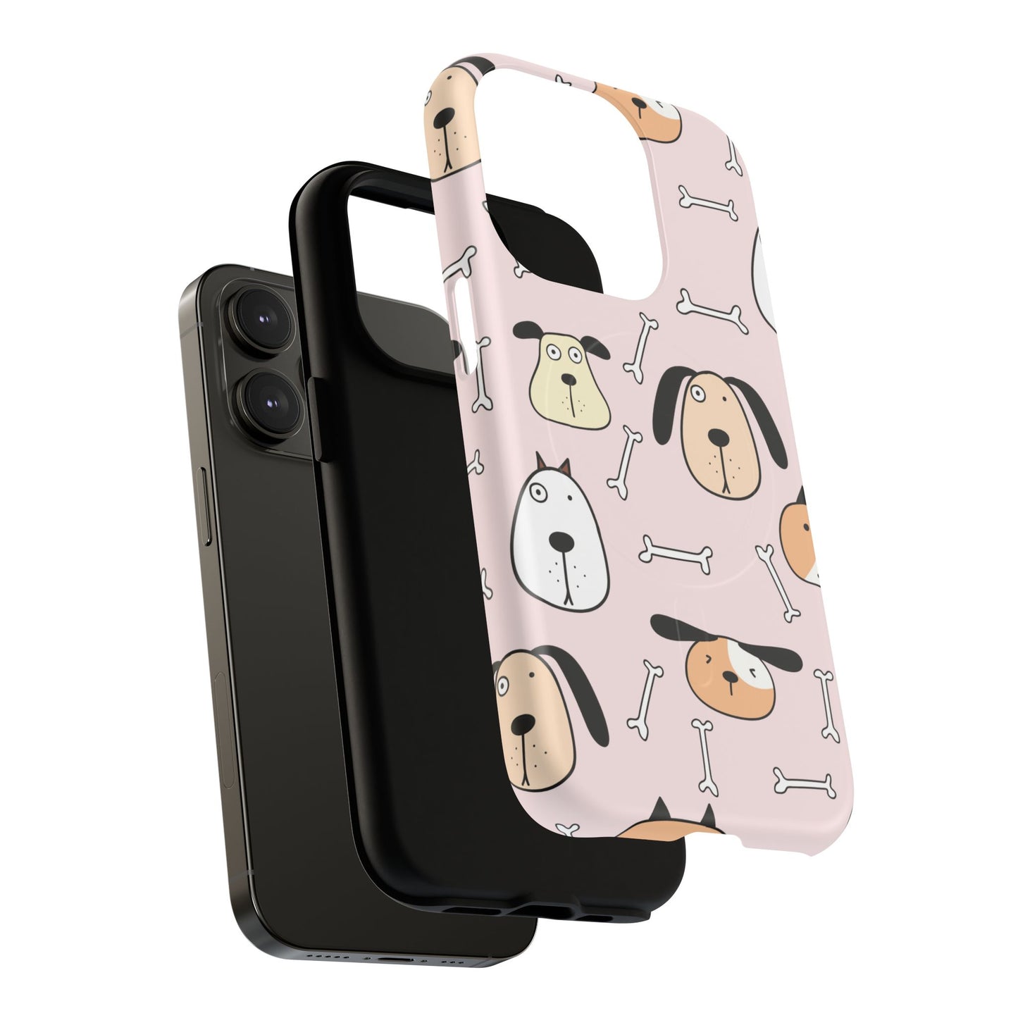 Cute Dog iPhone Case, Tough Magnetic Cases for Pet Lovers, Dog-Themed Accessories, Gift for Dog Owners, Unique iPhone Cover