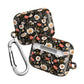 Blossom Elegance: Noir Garden AirPod Case - Chic Floral Design for Nature Lovers- Airpods Pro Gen 1 and 2, Gen 1 to 4.