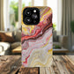 Colorful Red Marble iPhone Case, Tough Magnetic Cases, Stylish iPhone Protection, Unique Gift for iPhone Lovers, iPhone Accessories