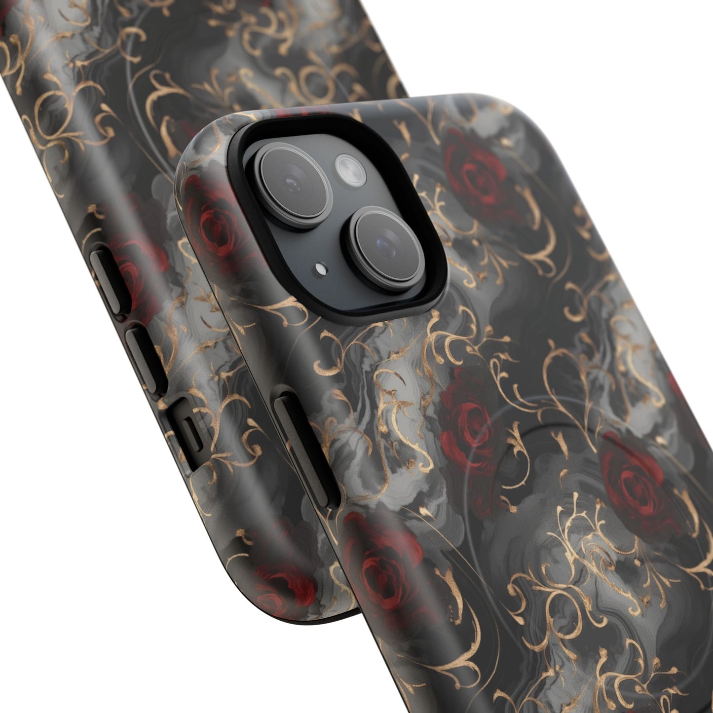 Elegant Floral Tough iPhone Magnetic Cases, iPhone Protection, Unique iPhone Covers, Stylish Mobile Accessories, Gift for Her