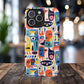 Vibrant Phone Case,  Magnetic iPhone Cover, Colorful Abstract Protection, Trendy Gift, Unique Tech Accessory, Art Phone Case