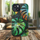 Tropical Leaf Phone Case | Tough Magnetic Cases, iPhone Accessories, Gift for Him/Her, Phone Protection, Summer Style, Trendy Design