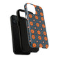 Saffron Tile Bloom Vibrant Floral Tough Magnetic iPhone Case, Durable iPhone Cover, Gift for Her, Floral Design, Unique iPhone Protection.