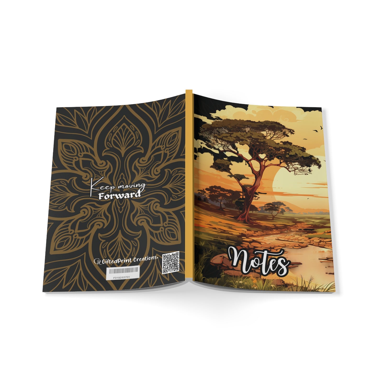 Exquisite A5 Softcover Notebook, Jungle Scene Artwork, Ideal for Note-Taking, Journaling, Gifts, Teacher Supplies.