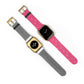 Pink Bow Coquette Watch Band ONLY — Cute Ribbon-Stripes Apple Watch Strap