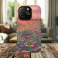 Floral Sunset Phone Case, Tough Magnetic Cases for iPhone, Nature Lover Gift, Durable Protection, Eco-Friendly Phone Accessory