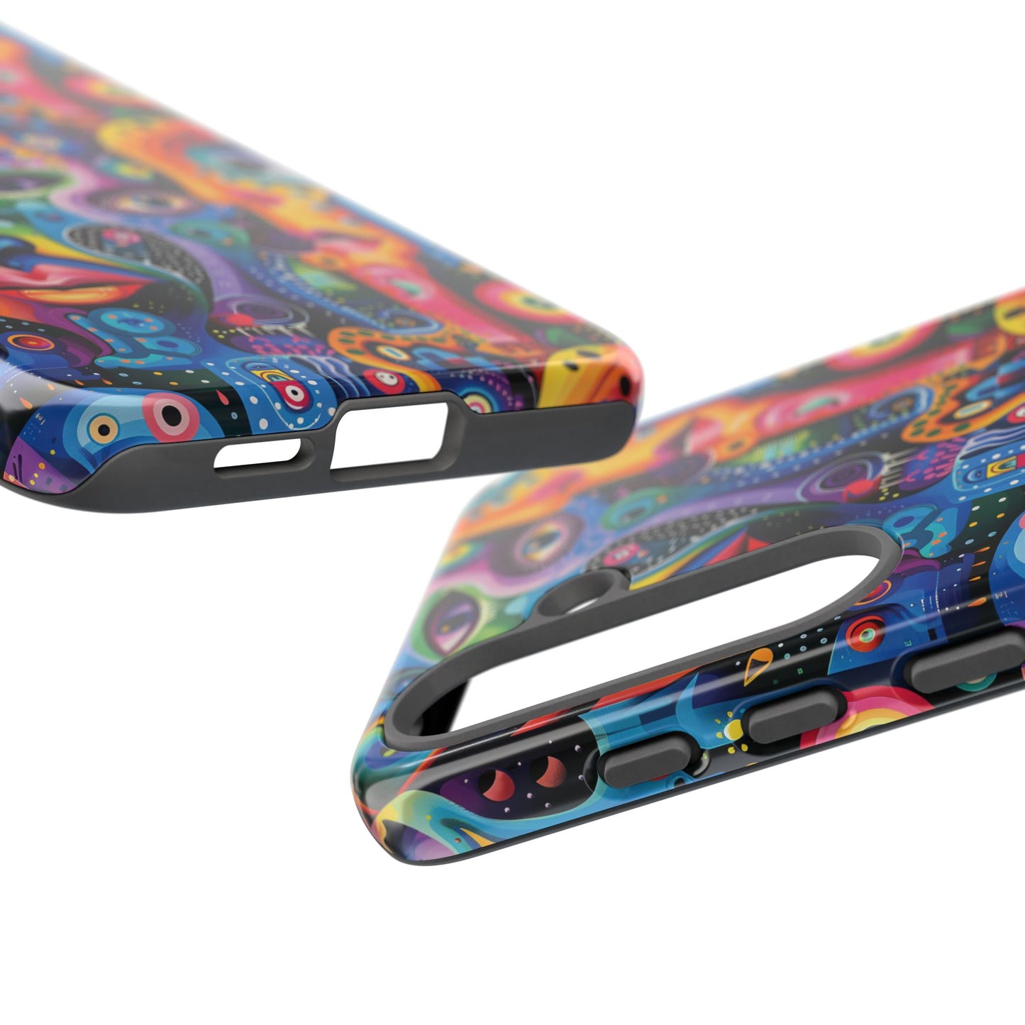 Psychedelic Visions Vibrant Art Google Pixel, iPhone and Samsung Phone Case - Tough Cases for Creative Souls