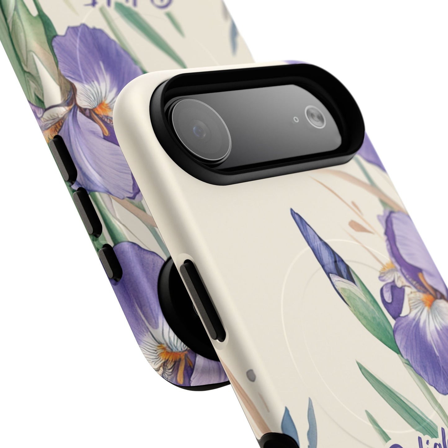 Delight yourself in the Lord Psalm 37:4, Inspirational Gift, iPhone Magnetic Case Scripture, Floral Bible Verse, MagSafe® iPhone® Tough Case, iPhone 14, iPhone 15, iPhone 16, Pro, Pro Max, Plus.