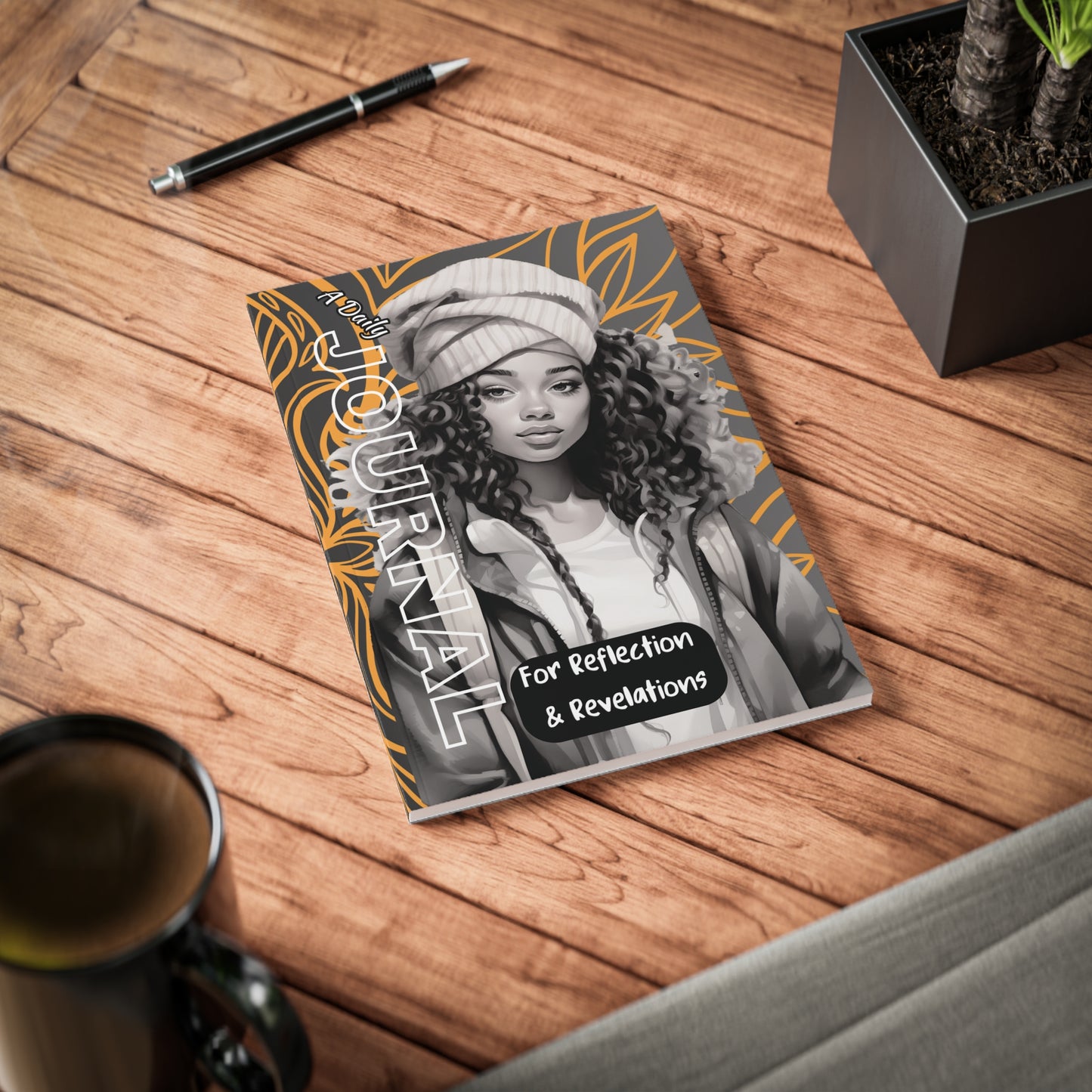 Stylish Reflection Journal, A5 Softcover Notebook for Inspiration, Daily Journaling, Creative Writing, Meditation, Gift Ideas