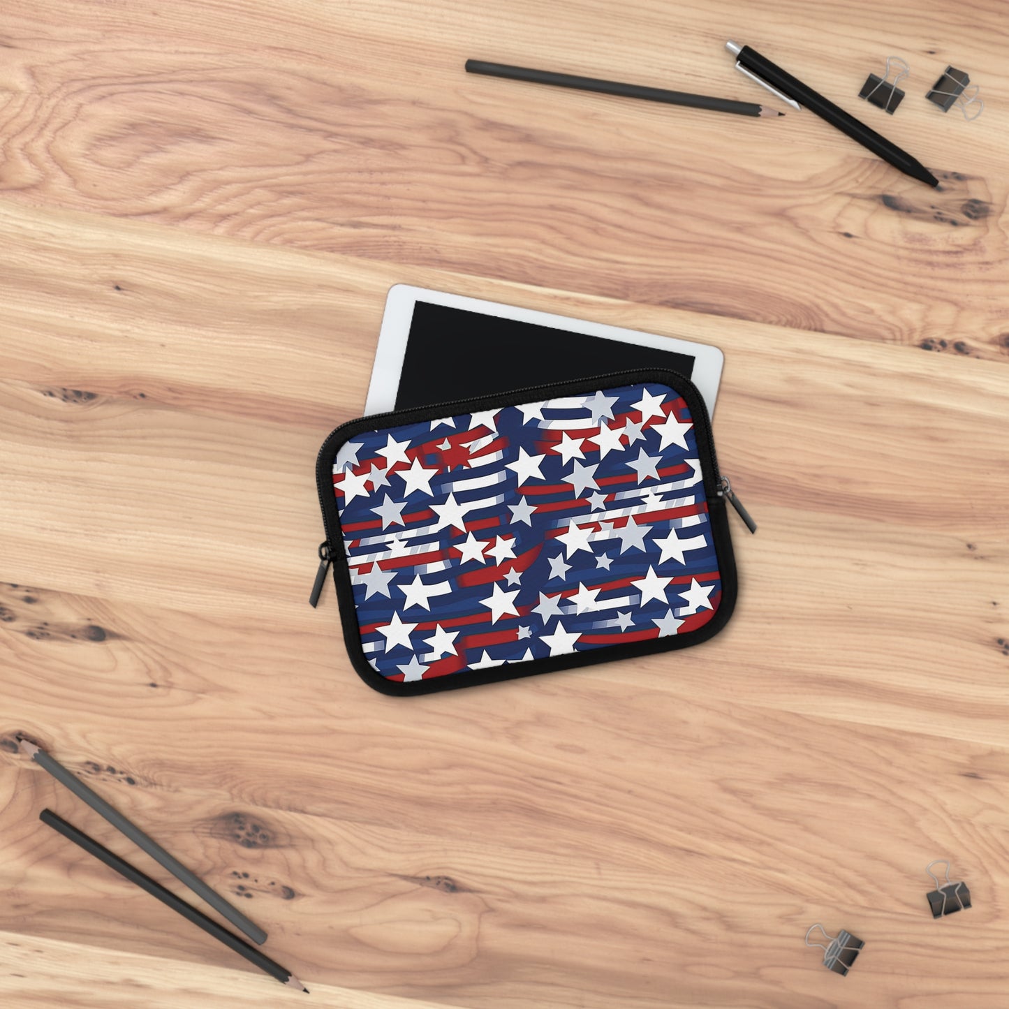 Patriotic Waves Laptop Sleeve