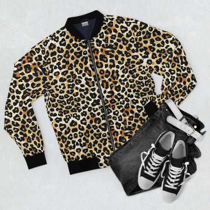 Animal Print Men's Bomber Jacket (AOP)