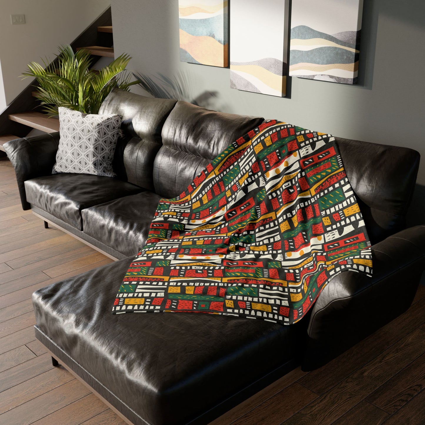 Tribal Harmony Soft Minky Blanket''