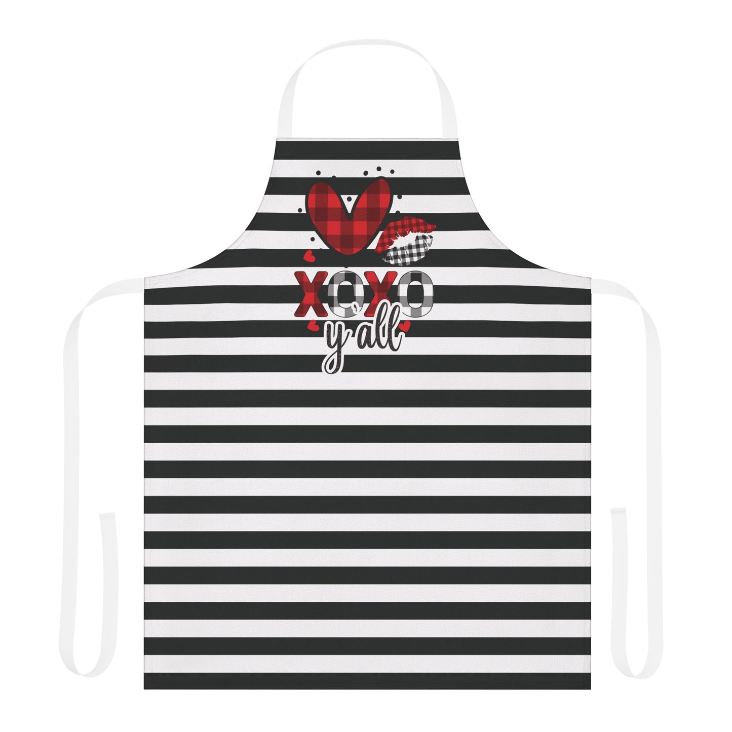Striped Love You Chef's Apron