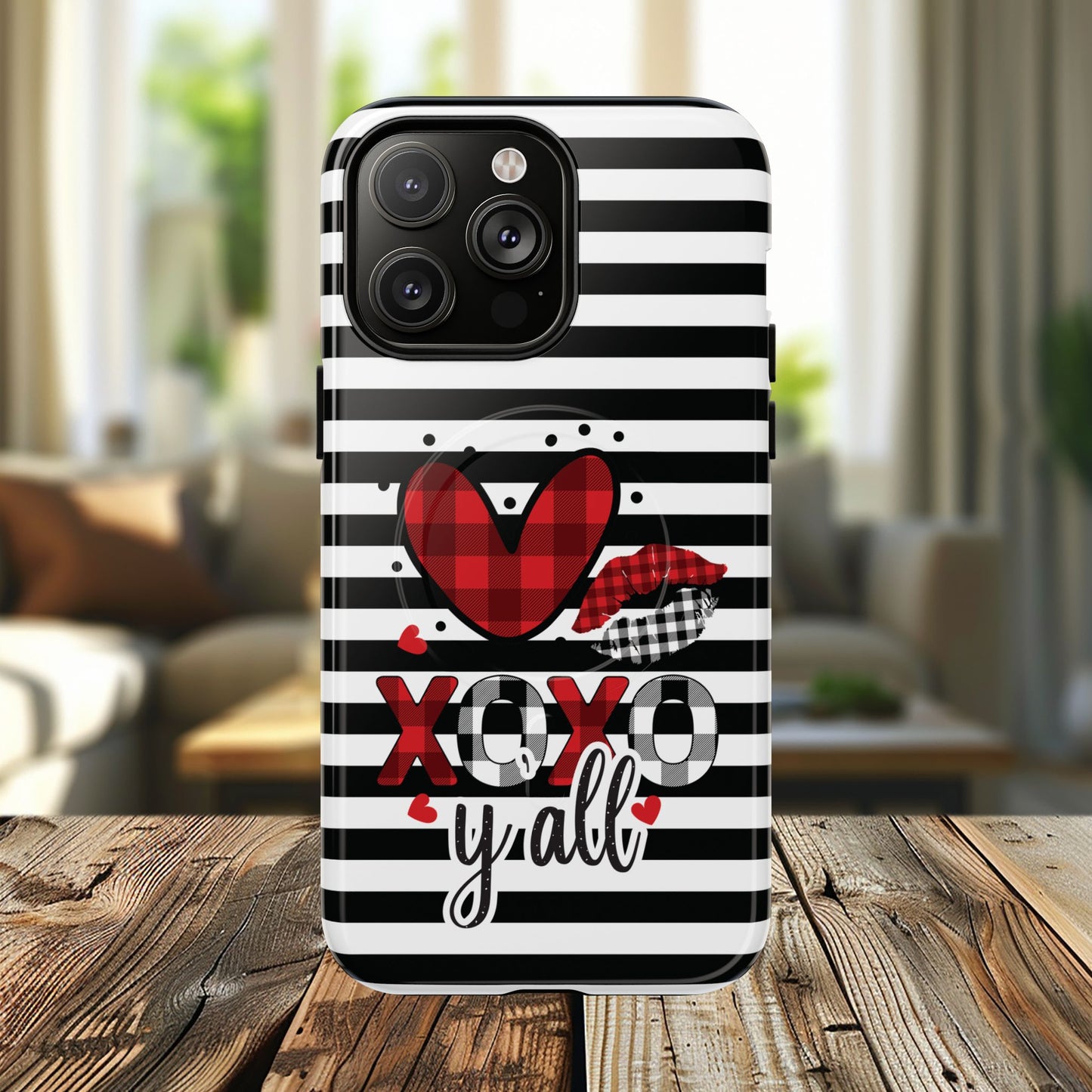 Stylish Tough Magnetic Phone Cases, Trendy Gifts for Her, Holiday Accessories, Floral Design, Cute Phone Protection