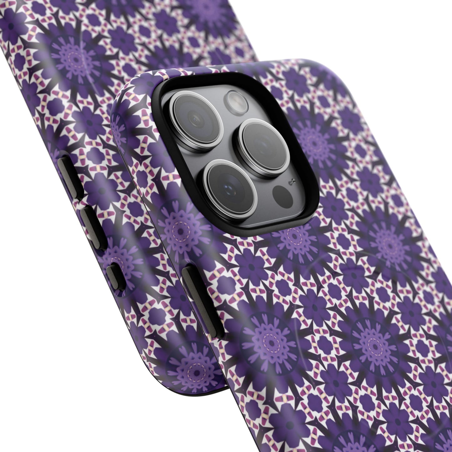 Twilight Petal Mirage Magnetic iPhone Cases, Unique Floral Designs, Tough Protection, Gift for Her, iPhone Accessories, Custom Cases