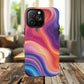 Cosmic Lava Flow Colorful Abstract iPhone Case , Tough Magnetic Protection, Stylish Accessories, Gift for Tech iPhone Lovers, Vibrant Mobile Covers