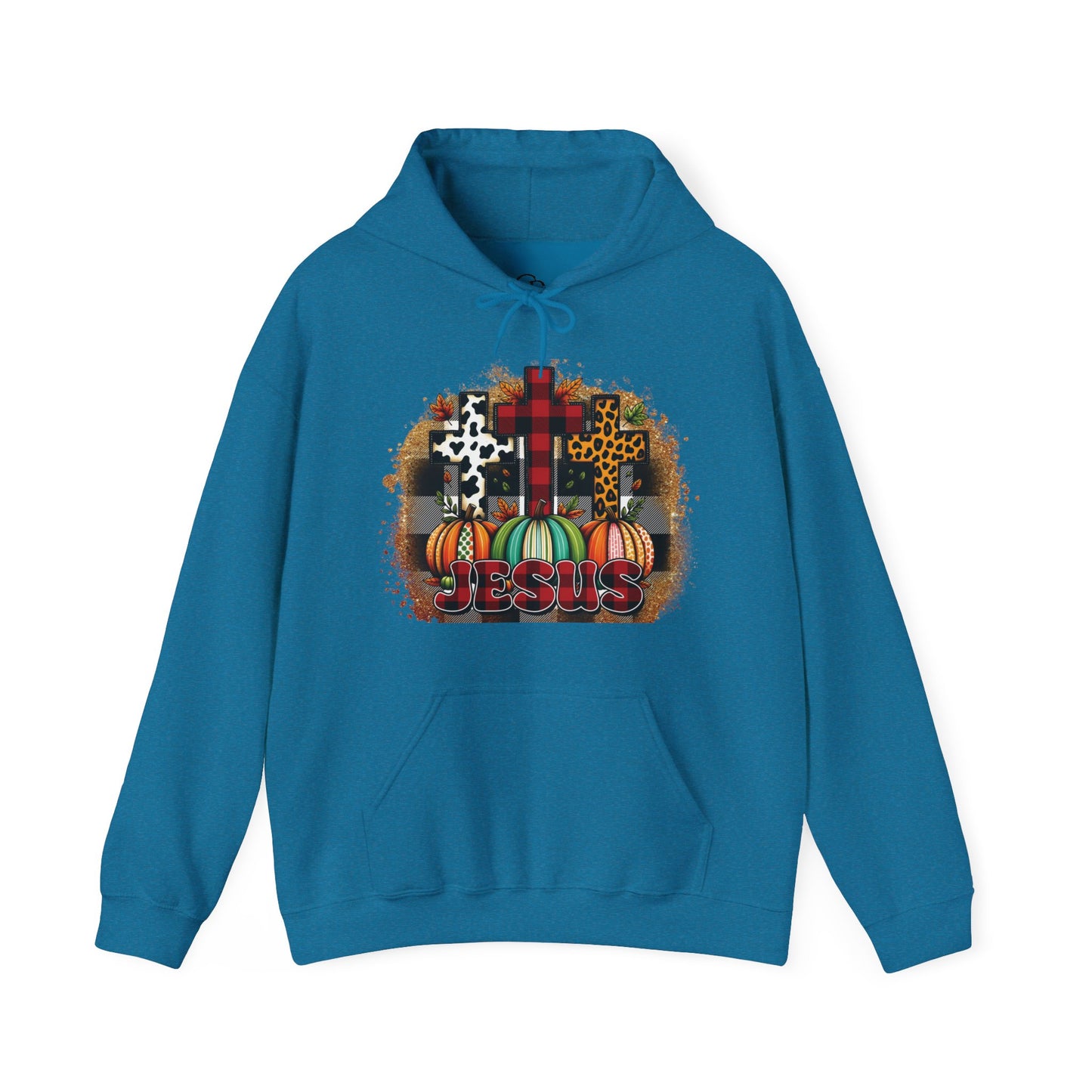 Faithful Harvest Cross Unisex Heavy Blend™ Hooded Sweatshirt