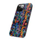 Psychedelic Visions Slim iPhone Case - Vibrant Design for Artistic Souls