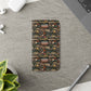 Book Stack Floral Flip iPhone and Samsung Phone Case — Vintage Library Wallet Cover.