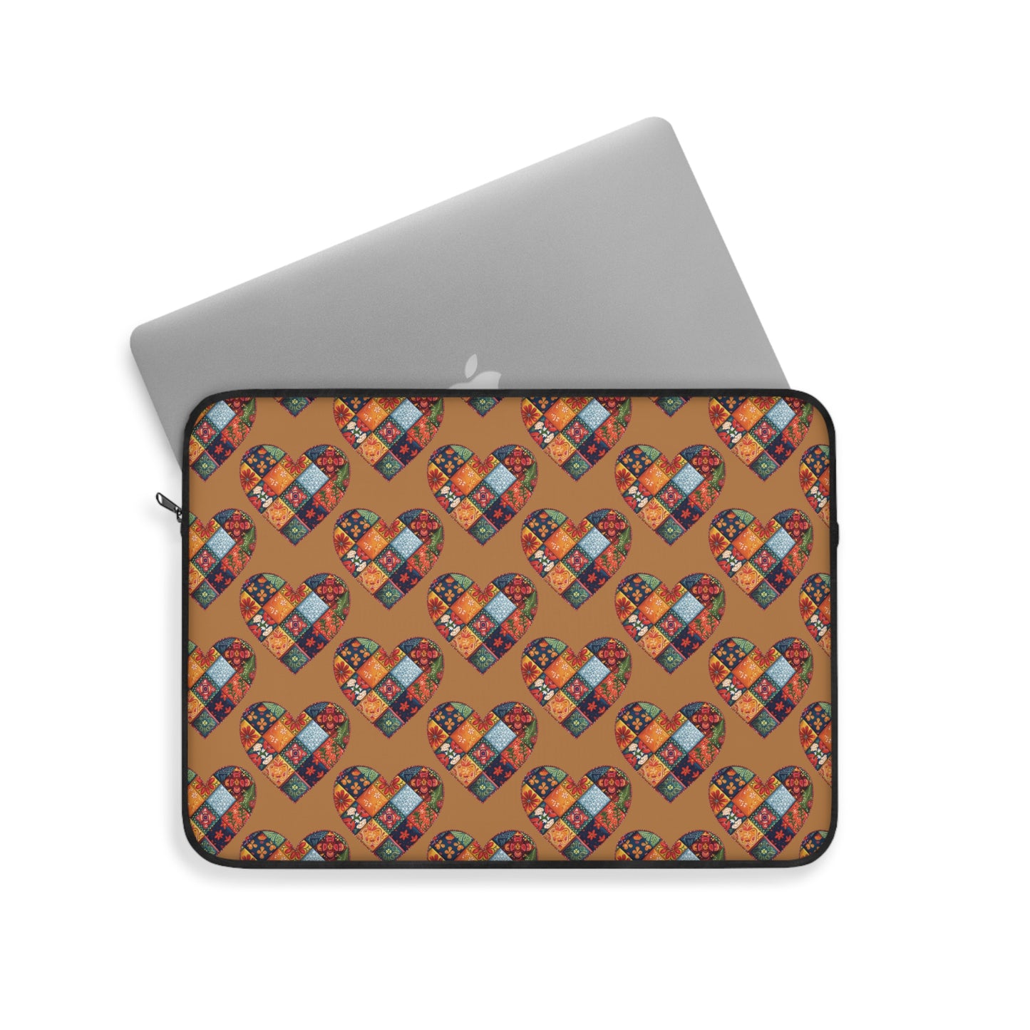 Patchwork Hearts Laptop Sleeve