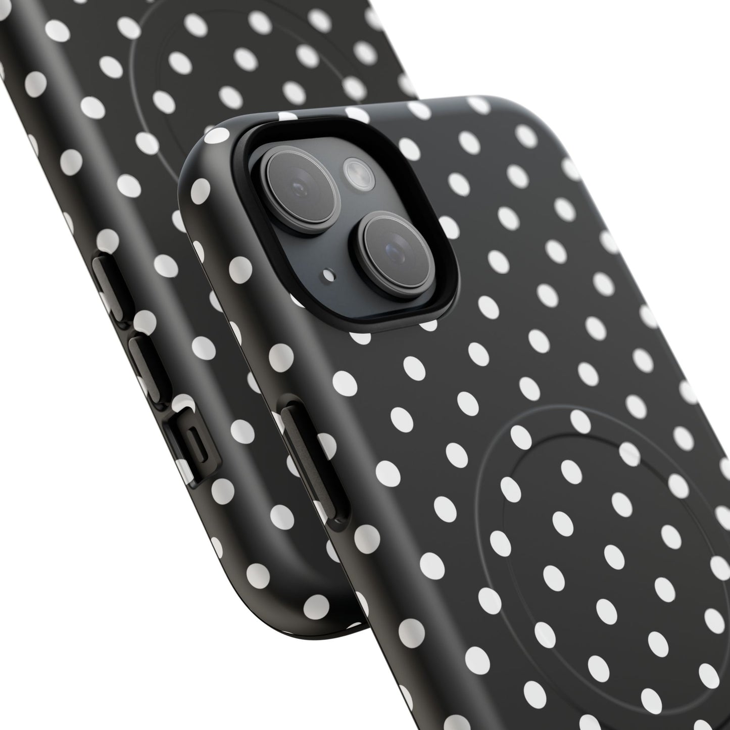 Polka Dot Tough iPhone Magnetic Case, Stylish iPhone Cover for Protection, Unique Gift for Birthdays, Holidays, Tech Lovers