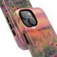 Floral Sunset Phone Case, Tough Magnetic Cases for iPhone, Nature Lover Gift, Durable Protection, Eco-Friendly Phone Accessory