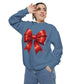 Bow Charm Valentines Unisex Comfort Colors Garment-Dyed Sweatshirt