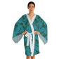 Turquoise Tropical Bliss Serenity Kimono Robe (AOP)