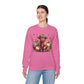 Autumn Highland Cow Charm Unisex Heavy Blend™ Crewneck Sweatshirt