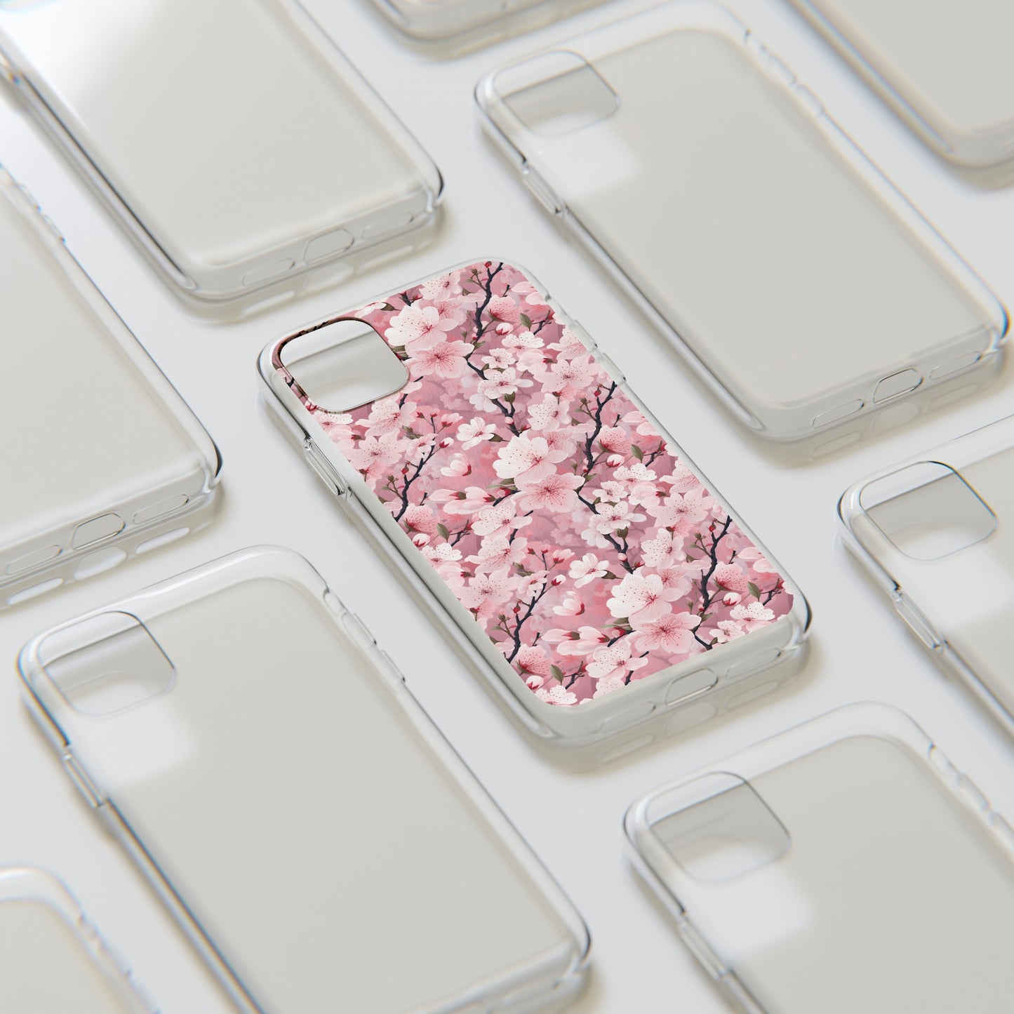 Cherry Blossom Soft iPhone, Google and Samsung Cases