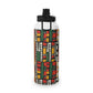 Tribal Harmony Stainless Steel Water Bottle, Sports Lid