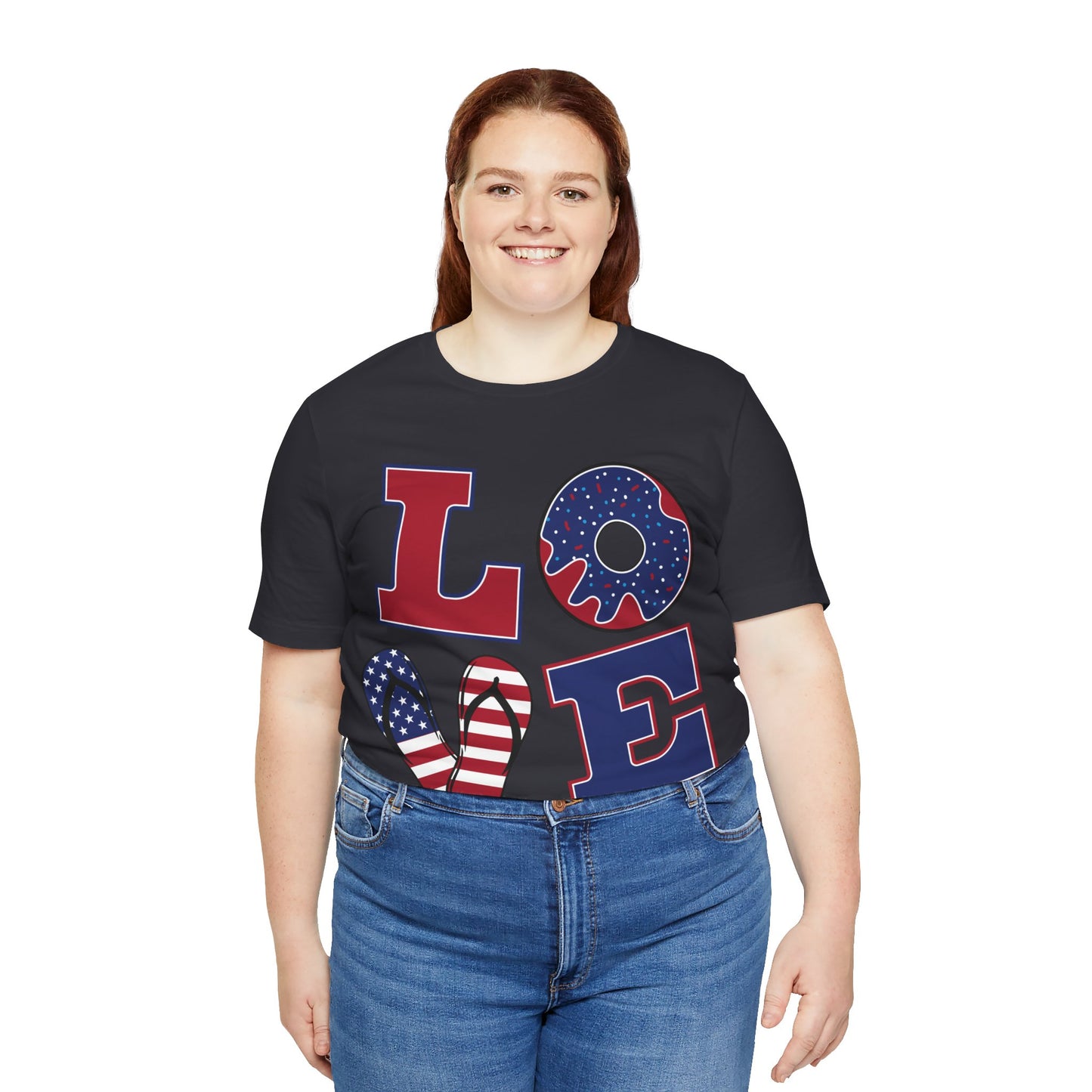 Patriotic Love Unisex Jersey Short Sleeve Tee