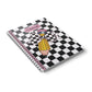 Black Checkered Charm Softcover Notebook, A5 (PY)