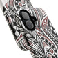 InkWhirl Fusion Stylish Tough Magnetic iPhone Case,  Unique Design, Gift for Him/Her, Trendy Accessory, Artist Collaboration, Durable Protection,Magsafe iPhone case