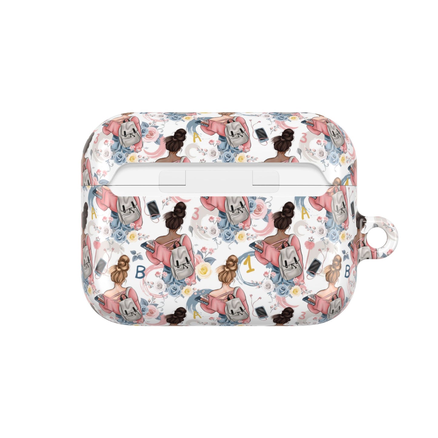 Study Chic AirPod Case Covers with Trendy Illustrations.