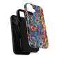 Psychedelic Visions Colorful Art iPhone Case - Tough Cases with Vibrant Abstract Design