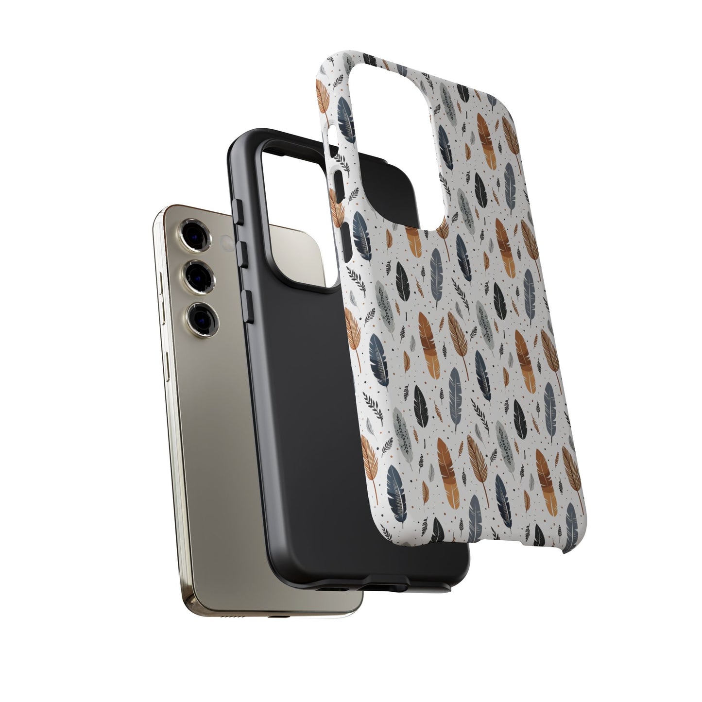 Whispering Feathers iPhone, Samsung and Google Tough Cases