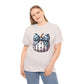 Polka Dot Pumpkin Charm Unisex Heavy Cotton Tee