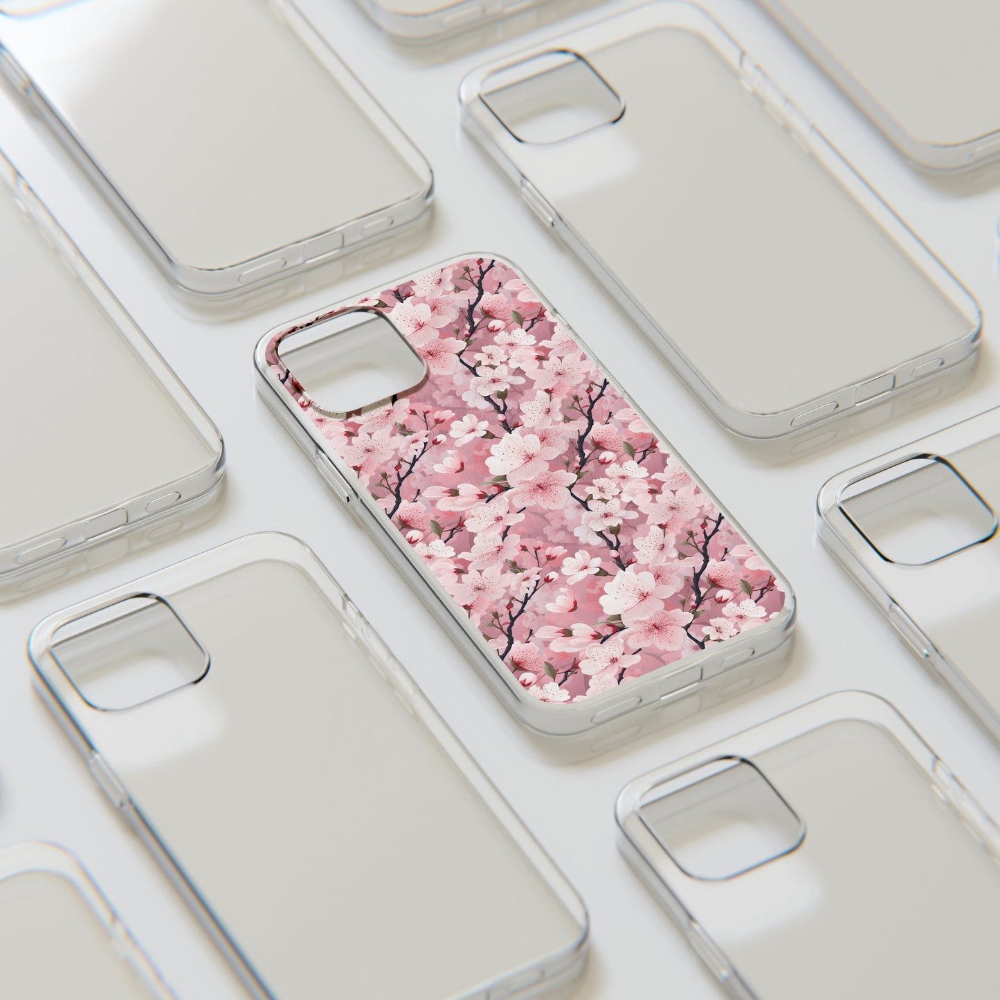 Cherry Blossom Soft iPhone, Google and Samsung Cases