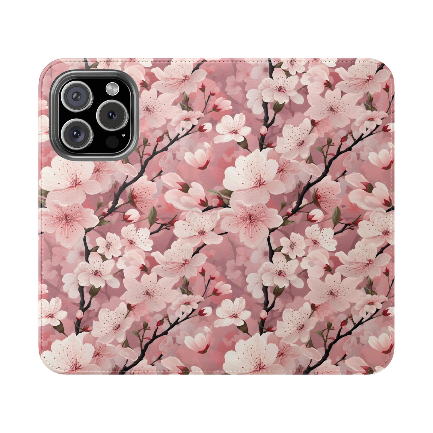 Cherry Blossom Flip Case — iPhone & Samsung Protective Phone Case