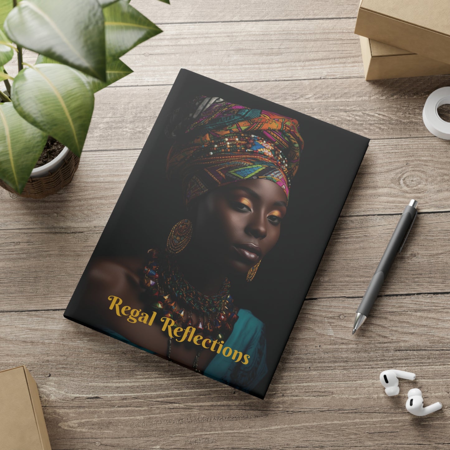 Regal Reflections: African Majesty A Hardcover Notebook