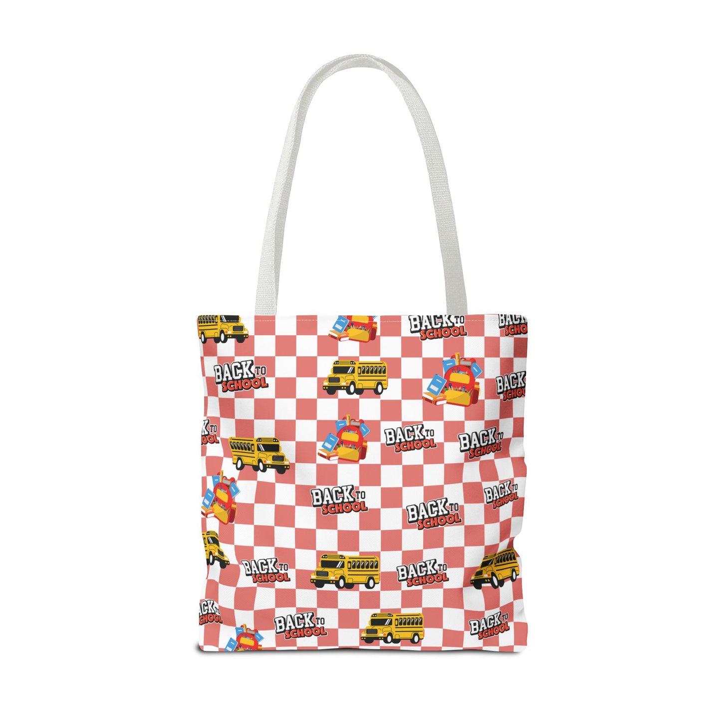 Personalized Red SchoolYard Chic Composition Book Inspired Tote Bag, Back to School Tote, Teacher Gift, Kids Bag, Custom Name Bag, Educational Accessories, Back to School Tote Bag.