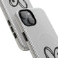 Tough Magnetic Phone Case with Heart & Cross Design, Durable Phone Cover, Unique Gift for Her, Stylish Accessory, Everyday Use