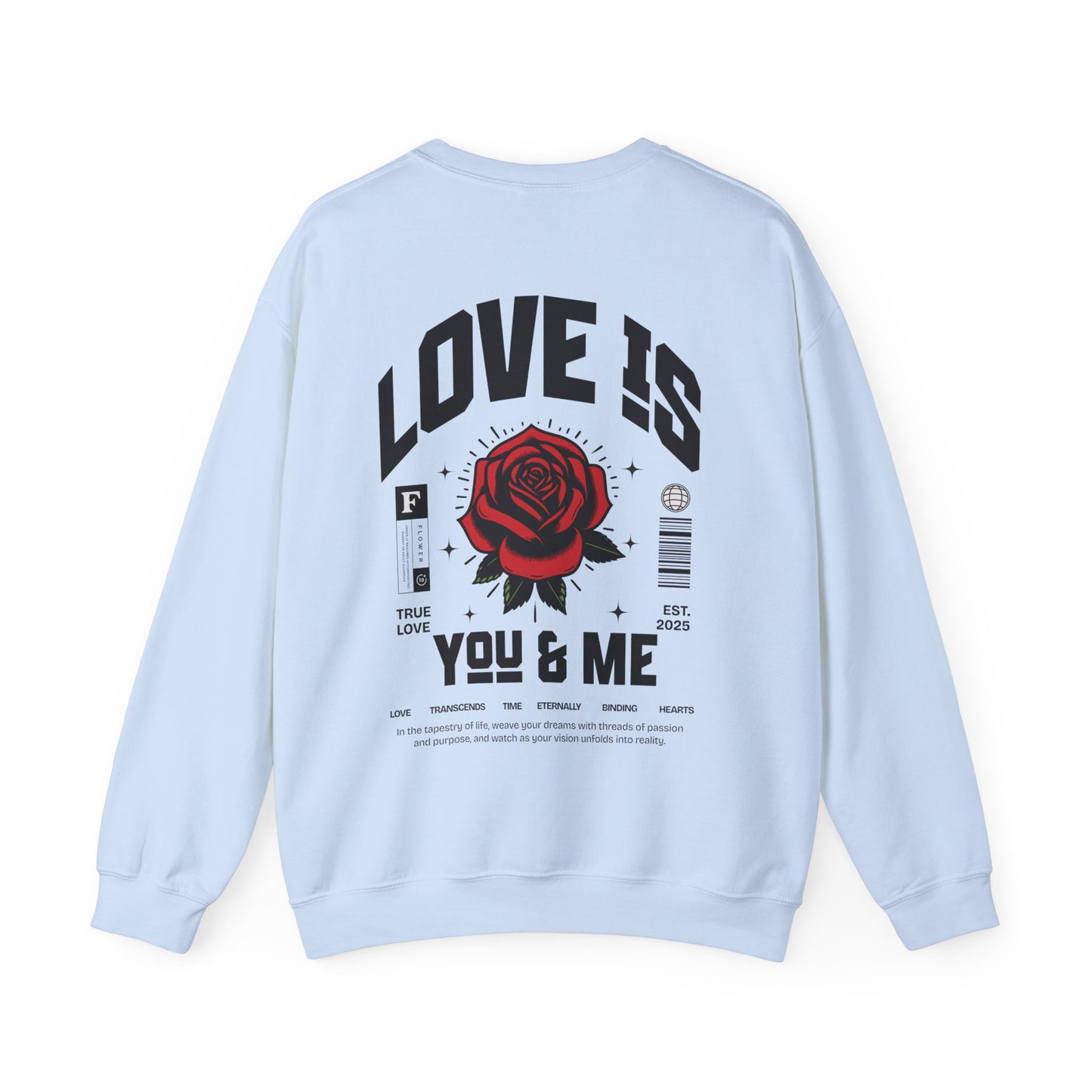 You and Me Valentines Unisex Heavy Blend™ Crewneck Sweatshirt.