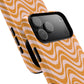 Stylish Tough Magnetic Case for Your iPhone - Trendy Wave Design, Durable Protector, Gift for Her, Cool Tech Accessory, Unique iPhone Cover, Magsafe iPhone Cover.