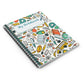 Emerald School Doodles Spiral Notebook - Ruled Line (PY)