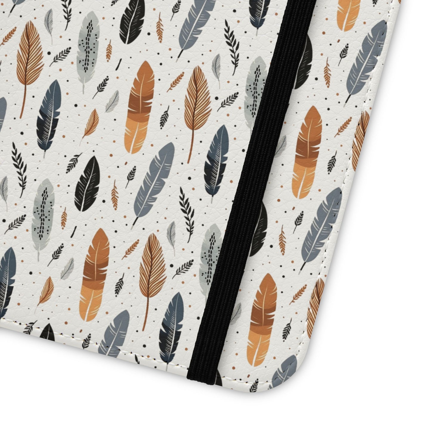 Whispering Feathers iPhone and Samsung Flip Cases