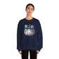 Polka Dot Pumpkin Charm Unisex Heavy Blend™ Crewneck Sweatshirt