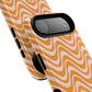 Stylish Tough Magnetic Case for Your iPhone - Trendy Wave Design, Durable Protector, Gift for Her, Cool Tech Accessory, Unique iPhone Cover, Magsafe iPhone Cover.